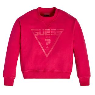 Sweat Rose Fille Guess Bluza pas cher
