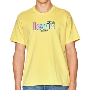 T-shirt Jaune Homme Levi's Graphic 1620 pas cher