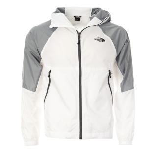 Coupe-vent Blanc/Gris Homme The North Face Ventacious pas cher