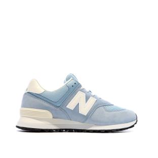 Baskets Bleu Homme New Balance U574 vue 2