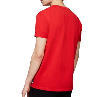 T-shirt Rouge Homme Superdry Chenille vue 2