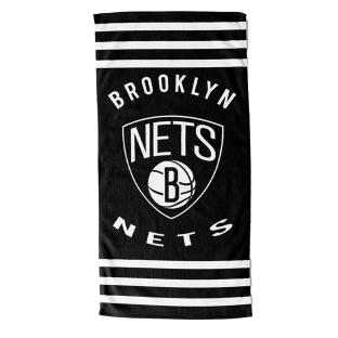 Serviette de Plage Violet/Jaune Mixte NBA Brooklyn Nets pas cher