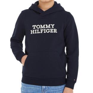 Sweat à capuche Noir Garçon Tommy Hilfiger 500 pas cher