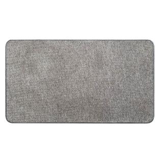 Tapis Gris Clair Luance 45x80cm Velours pas cher