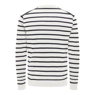 Pull Écru/Marine Homme Only & Sons 12Solid vue 2