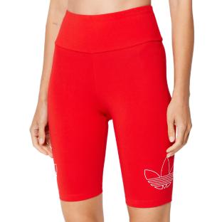 Short Rouge Femme Adidas Bike pas cher