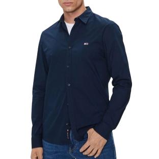 Chemise Marine Homme Tommy Hilfiger Entry Poplin pas cher