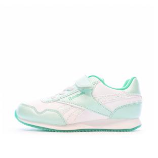 Baskets Blanc/Vert Fille Reebok Reebok Royal pas cher