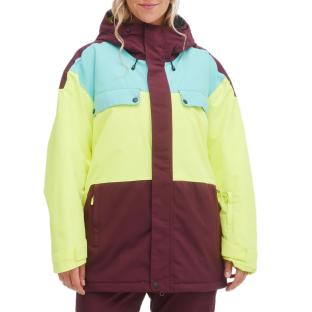 Manteau de ski Jaune/Bordeaux Femme O'Neill Tanzanite Jacket pas cher