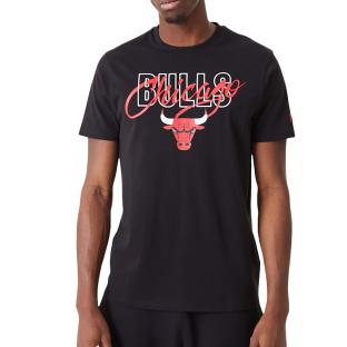 T-shirts Noir Homme New Era Chicago Bulls pas cher