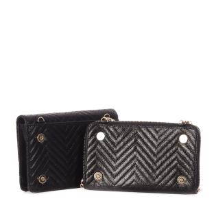 Sac à Bandoulière Noir Femme Stella Green Chevron vue 3