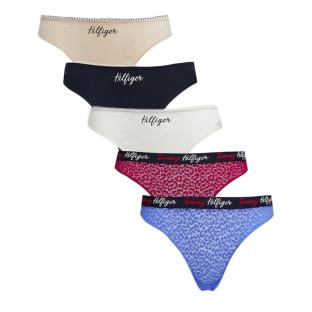 Tanga Bleu/Bordeaux/Rose/Noir Femme Tommy Hilfiger Underwear pas cher