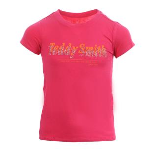T-shirt Rose Fille Teddy Smith Taviar pas cher