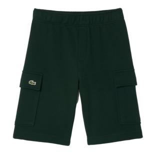 Short Noir Garçon Lacoste Cotton pas cher