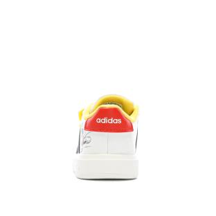 Baskets Blanches Enfant Adidas Grand Court Mickey vue 3