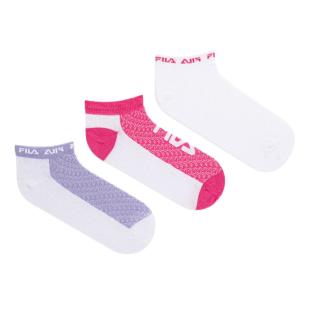 x3 Socquettes Blanches Femme Fila Calza Invisible pas cher