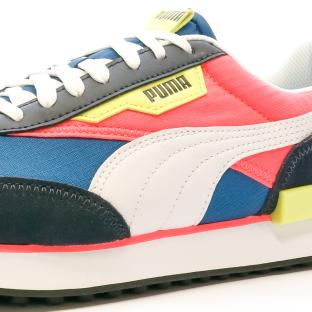 Baskets Blanches/Roses Homme Puma Future Rider Play On vue 7