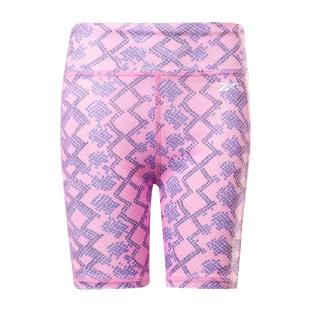 Short rose fille Reebok Snake Bike Shorts pas cher