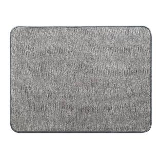 Tapis Gris Luance 45x60cm Hexagone pas cher