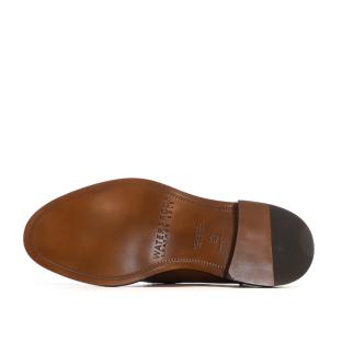 Mocassins Cognac Homme Geox Artenova vue 5