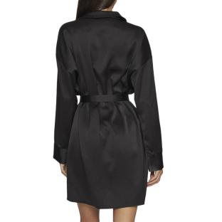 Robe Noir Femme Vila Vimedina Rose vue 2