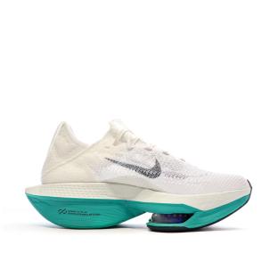 Chaussures de Running Blanches Femme Nike Air Zoom Alphafly vue 2