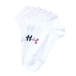 Lot de 3 Paires Chaussettes Blanches Femme Under Armour Low Cut pas cher