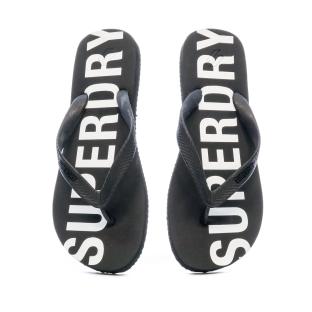 Tongs Noir Homme Superdry Code Essential vue 3