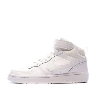 Baskets Blanche Enfant Nike Court Borough Mid 2 pas cher