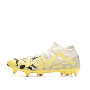 Chaussures de football Grise/Jaune Homme Puma Future Match pas cher