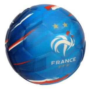FFF Ballon Mousse Bleu Enfant T4 266428 pas cher