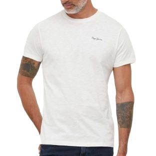 T-shirt Blanc Homme Pepe Jeans Wiltshire pas cher