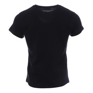 T-shirt brodé noir homme Schott NYC vue 2