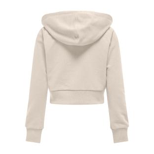 Sweat Zippe Beige Fille Kids ONLY Kogbella vue 2