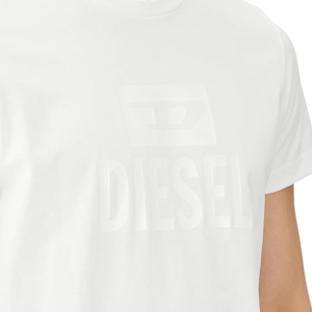 T-shirt Blanc Homme Diesel Diego vue 3