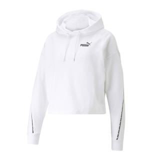 Sweat Blanc Femme Puma Power Tape pas cher