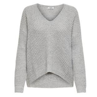 Pull gris chiné femme Jacqueline de Yong MEGAN pas cher