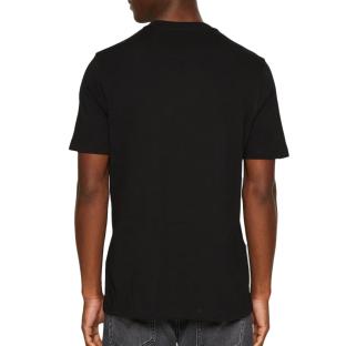 T-shirt Noir Homme Diesel Maglietta 100 vue 2