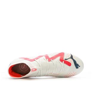Chaussures de foot Blanc/Rose Homme Puma Future Ultimate FG vue 4