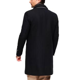 Manteau Noir Homme Superdry 2 In 1 Wool Town vue 2