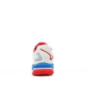 Chaussures de Padel Blanc/Rouge Homme Mizuno Wave Exceed Light vue 3