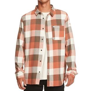 Chemise Orange à Motifs Homme Quiksilver Motherfly pas cher