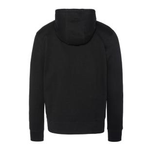 Sweat à capuche Noir Homme Schott Logo vue 2