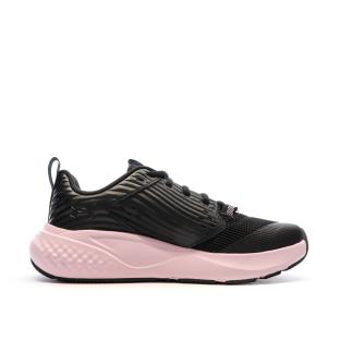 Chaussures de Fitness Noire/Rose Femme Under Armour Commit vue 2