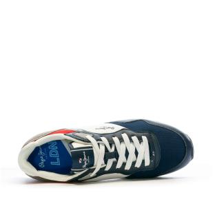 Baskets Marine/Blanc Homme Pepe jeans London One Road vue 4