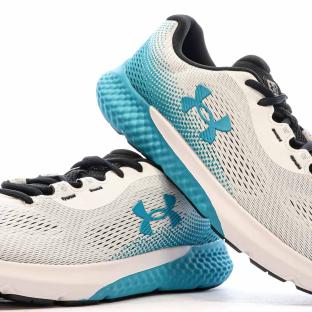 Chaussures de Running Blanc/Bleu Homme Under Armour Charged Rogue 4 vue 7