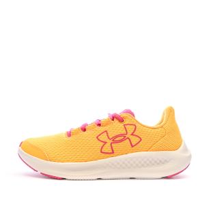 Chaussures de Running Orange Femme Under Armour Charged Pursuit 3 pas cher