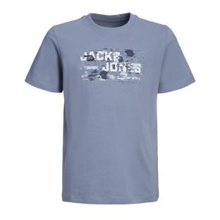 T-shirt Bleu Garçon Jack & Jones Cooutdoor pas cher