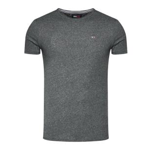 T-shirt Noir Homme Tommy Hilfiger Slim Jaspe pas cher