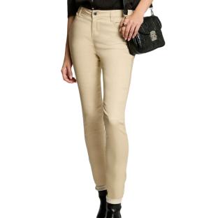 Pantalon Slim Beige Femme Morgan PFRASHI pas cher